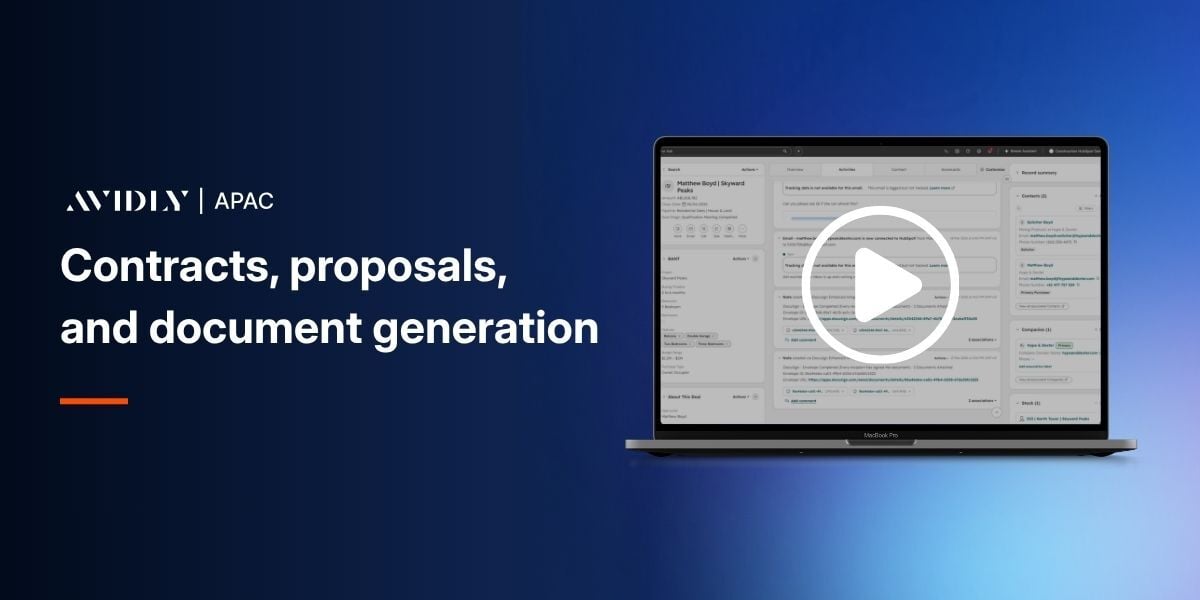 Contracts proposals and document generation
