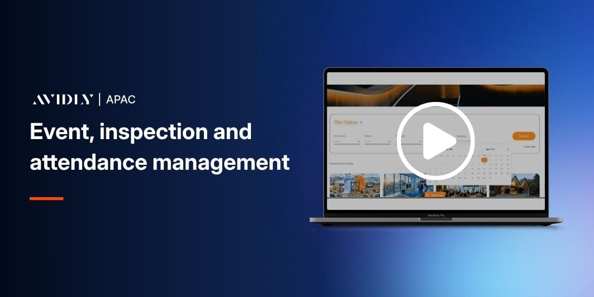 Event inspection and attendance management
