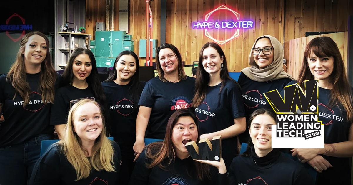 Hype & Dexter win at B&T’s Women Leading Tech Awards